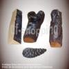 Gel + Ethanol Fire-Places Wooden Fire Logs Set of 4 Pieces