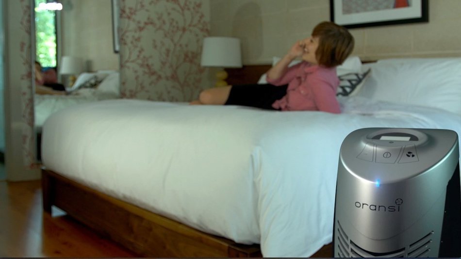 Oransi V-HEPA Air Purifier Finn - Extended Life Bedroom & Office (Complete Set) w/ Bonus: Premium Microfiber Cleaner... N4
