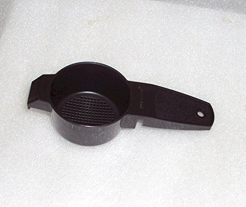 Tupperware Gadget Mini Sifter Loose Tea Strainer Black #879