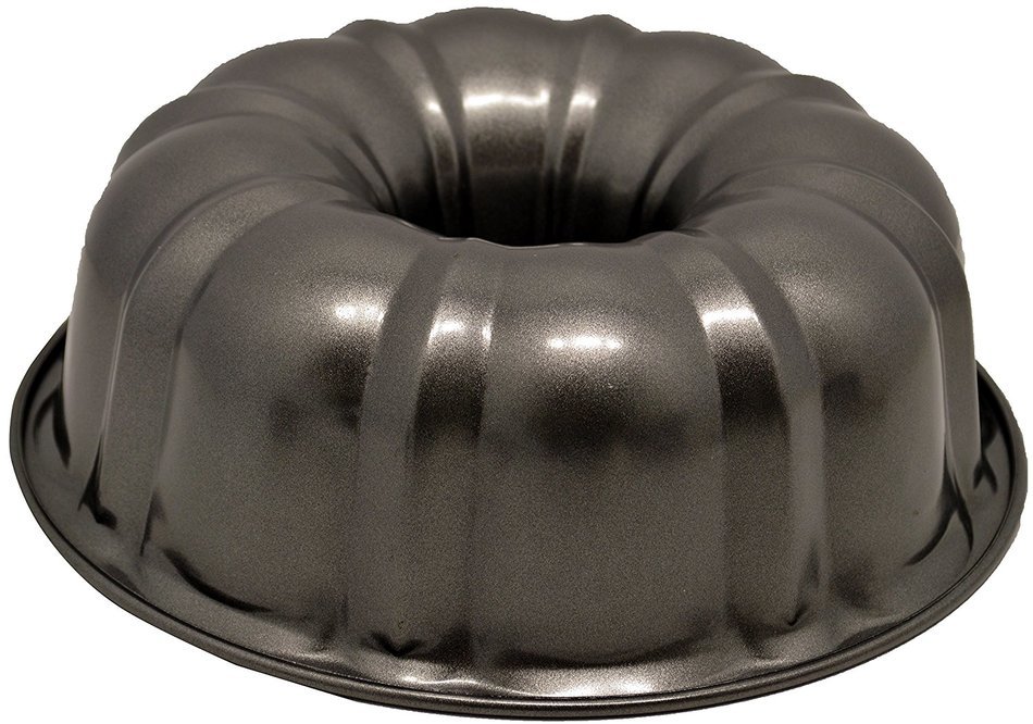 Uniqueware Aluminum Non Stick Bundt Form Cake Mold Pan 10"