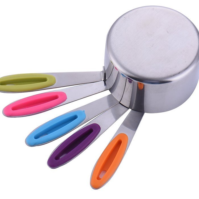 Measuring Cup Colourful Handle 5 Pieces