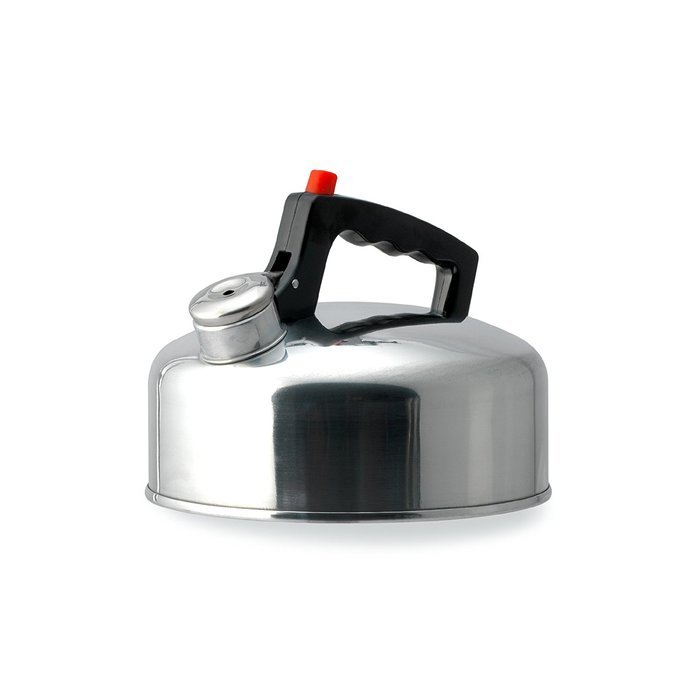 Kamstein 2-Quart Aluminum Whistle Tea Kettle, Polished