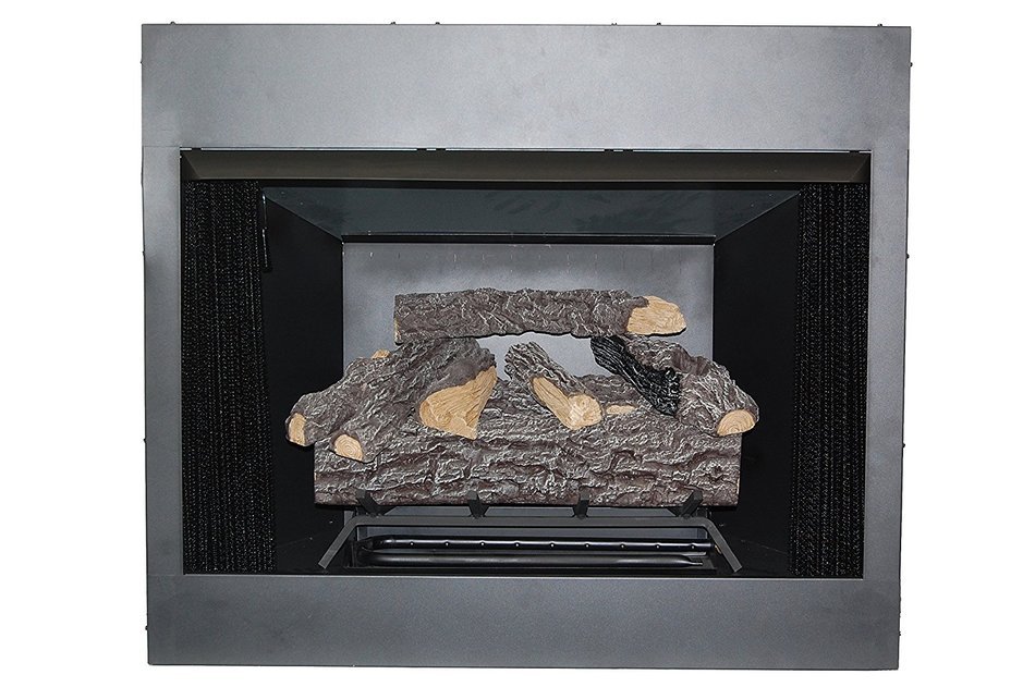 Sure Heat VFBC36B Surefire Vent-Free Firebox with Screen, 36", Black N2