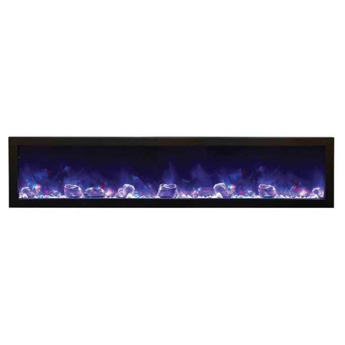 Amantii BI-60-DEEP - 60" wide x 12" deep - Electric Fireplace N4