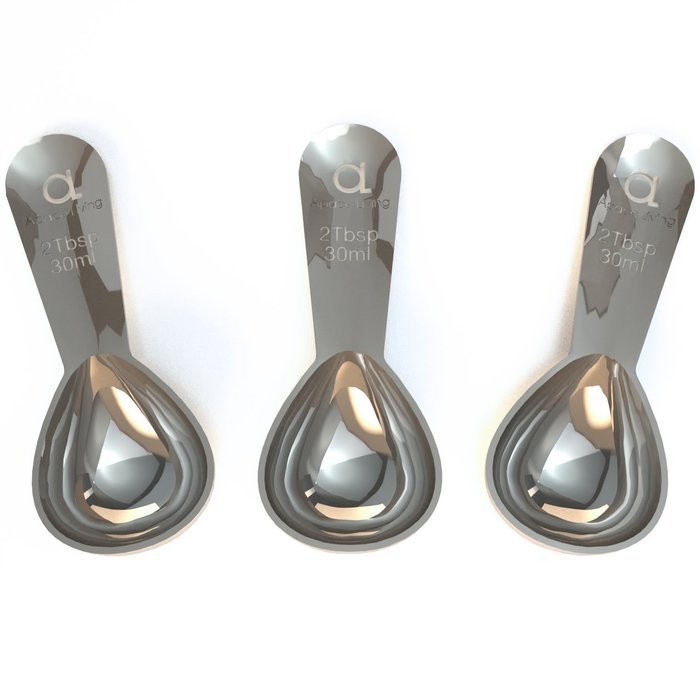 Premium Coffee Scoop (Set of 2) - 2 Tablespoon (Tbsp) - The Best Stainless Steel Measuring Spoons for Coffee,... N3