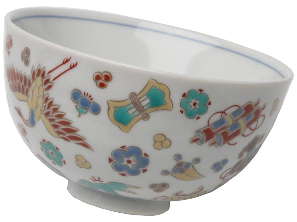 Kutani Pottery Full of Treasures pattern Bowl from Japan SMS-4