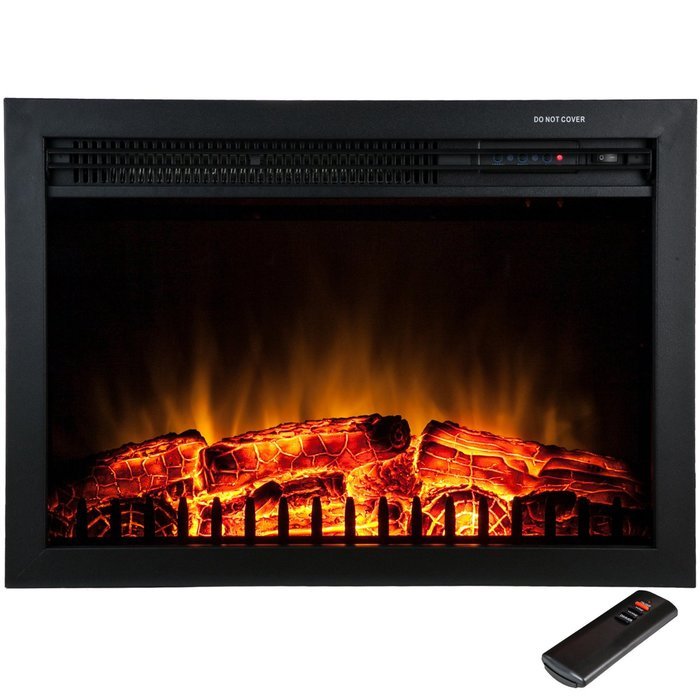 Golden Vantage 23" 5200 BTU 1500W Adjustable Freestanding Tempered Glass Made Electric Stove Fireplace Heater... N4