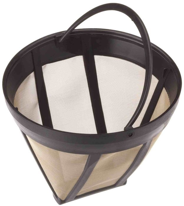 Permanent Coffee Filter - #4 Cone Shape Permanent Coffee Filter (Gold/Black, 1) [version:x9.8] by DELIAWINTERFEL