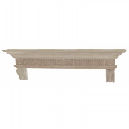 Pearl Mantels 416-72 Devonshire Natural Unfinished 72" Mantel Shelf