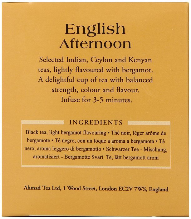 Ahmad Tea English Afternoon Tea, 20 Count (Pack of 6) N5