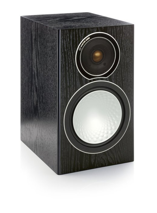 Monitor Audio - Silver Series 1 - 2-way Compact Loudspeakers - Pair - Black Oak