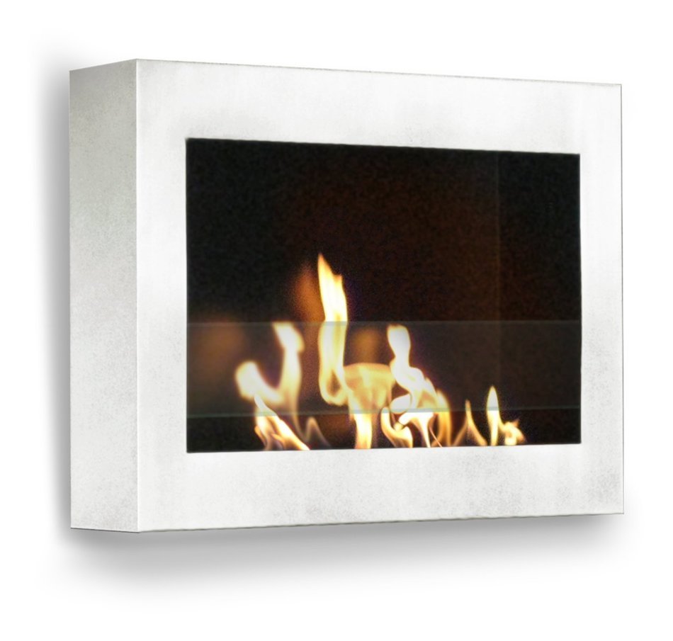 Anywhere Fireplace - SoHo Wall Mount Ethanol Fireplace (High Gloss White)