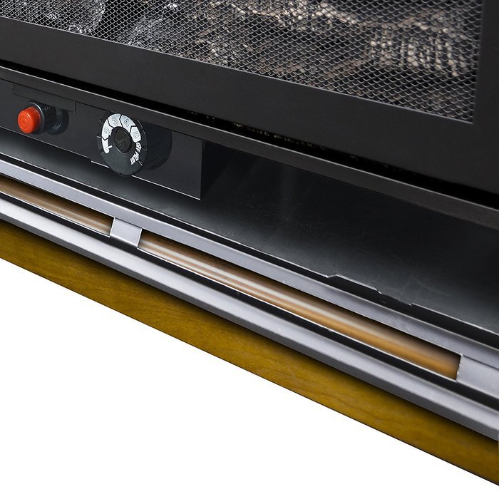 Pleasant Hearth Vent-Free Dual Fuel Fireplace in Rich Heritage, 45-Inch N5