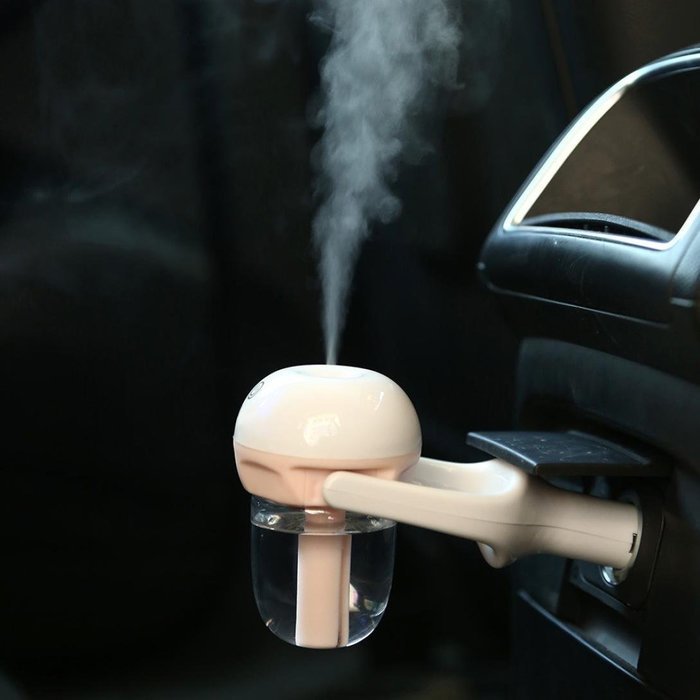 Dacawin Auto Mini Car Humidifier Air Purifier Freshener Travel Car Portable (Purple) N16