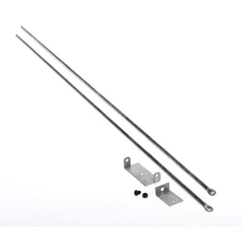 Copperfield 61090 Woodfield Hanging Fireplace Spark Screen Rod Kit, Includes Two 3/16 Inch Diameter x 32 Inch...