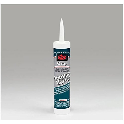 Gray Fireplace Mortar - 10.3 oz Cartridge N2