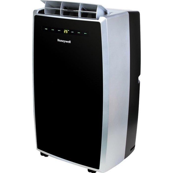 Honeywell MN12CES 12,000 BTU Portable Air Conditioner with Remote Control - Black/Silver N8