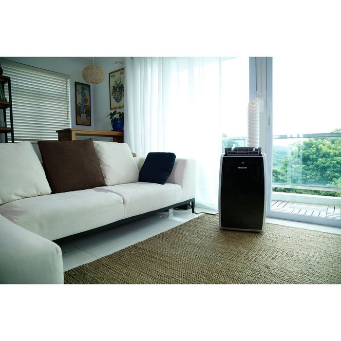 Honeywell MN12CES 12,000 BTU Portable Air Conditioner with Remote Control - Black/Silver N9