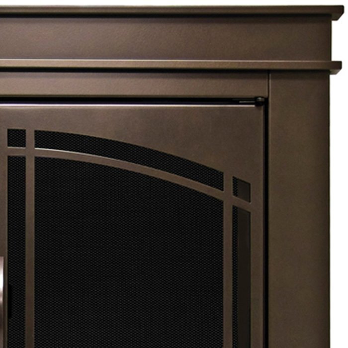 Pleasant Hearth FN-5702 Fenwick Fireplace Glass Door, Oil Rubbed Bronze, Large N2
