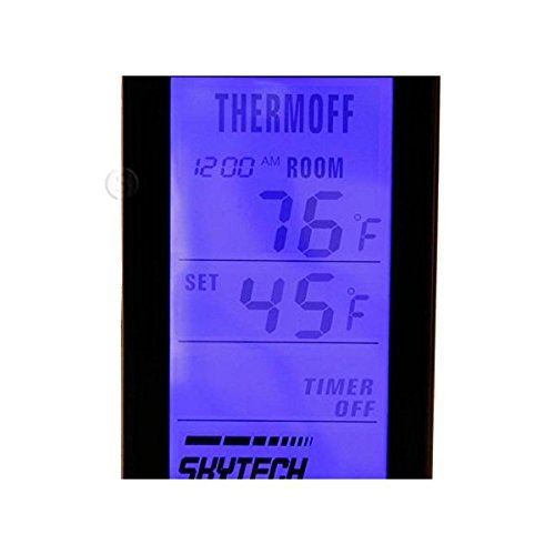 Skytech SKY-5310 110v Backlit LCD Touch Screen Fireplace Remote Control with Timer/Thermostat N5