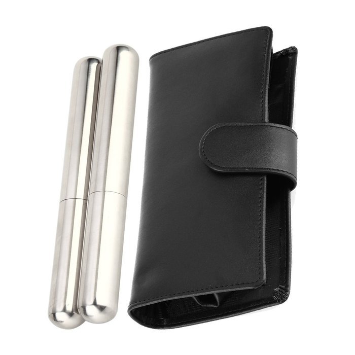 Scotte(TM) top grade cigar suit leather Cigar Cases with Cigar Cutter and 2 smoke tube N5