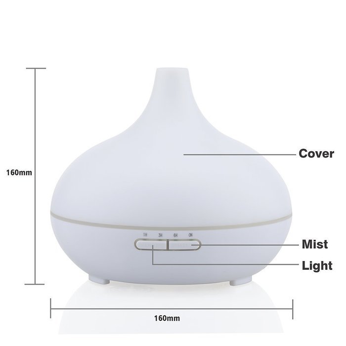 REDGO 3 IN 1 Aroma Essential Oil Diffuser 100ML, Ultrasonic Aromatherapy Diffuser, Cool Mist Humidifier, Air Purifier... N15