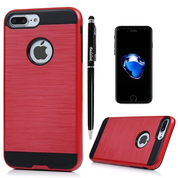 iPhone 7 Plus Case (5.5") - Armor 2 in 1 Dual Layer High Impact Shockproof Soft TPU Rubber Skin Gel Inner Bumper... N21
