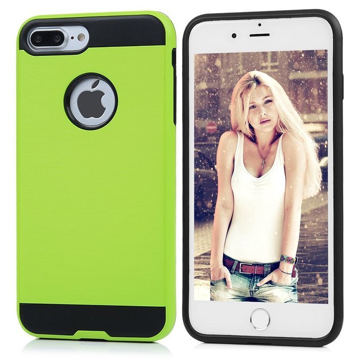 iPhone 7 Plus Case (5.5") - Armor 2 in 1 Dual Layer High Impact Shockproof Soft TPU Rubber Skin Gel Inner Bumper... N23