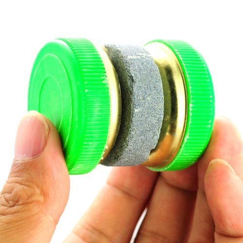 Practical Knife Sharpener/Sharpening/Grinder Stones of Wheel Shape-Color random