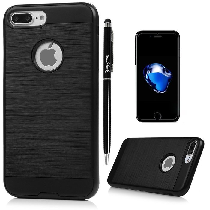 iPhone 7 Plus Case (5.5") - Armor 2 in 1 Dual Layer High Impact Shockproof Soft TPU Rubber Skin Gel Inner Bumper... N27