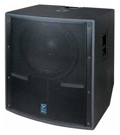 Yorkville LS808 18 Inch Subwoofer Rear Horn Loaded 800 Watts Passive 4 Inch Voice Coil
