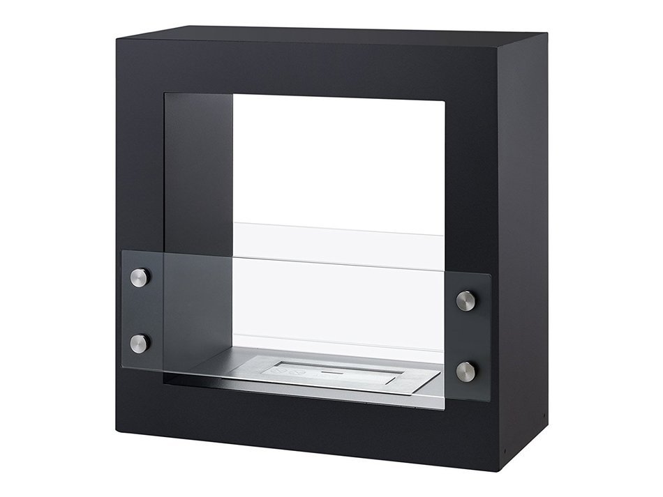 Ignis Tectum Mini White Freestanding Ventless Ethanol Fireplace N12