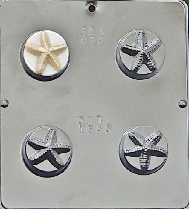 Starfish Chocolate Cookie Mold 1643
