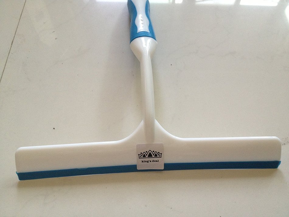 King's Deal Tm Glass Cleaning Brush (White/blue) N9