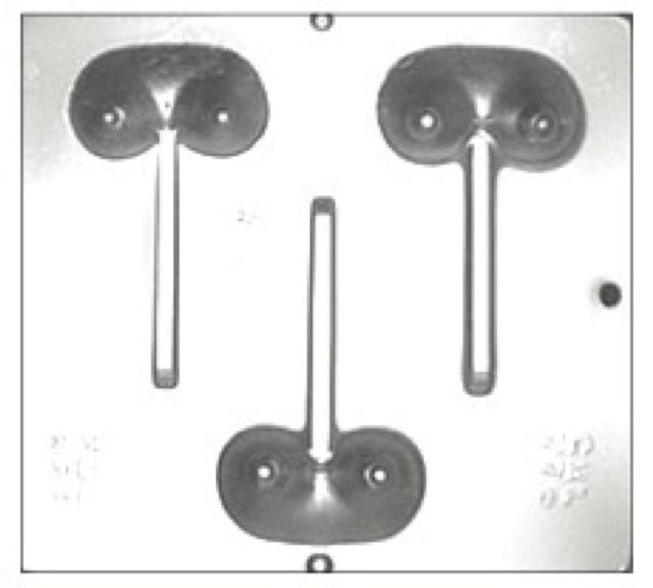Set of Female Breasts / Boobs Lollipop Chocolate Candy Mold 774 N2