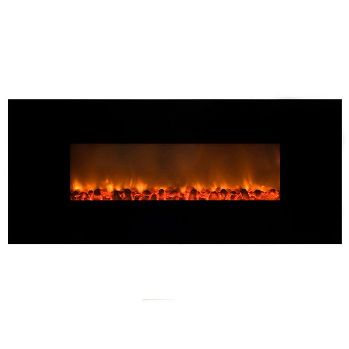 Yosemite Home Decor DF-EFP148 Wall Hung Electric Fireplace, Black