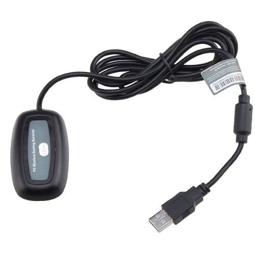 AGPtek PC 2.4ghz Wireless Controller Gaming USB 2.0 Receiver For Microsfot XBOX 360 with a Six-foot USB Cable-...