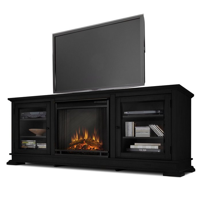 Real Flame Hudson Ventless Gel Fireplace in Espresso N2