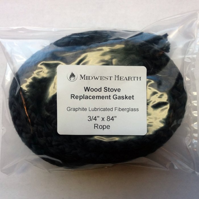 Midwest Hearth Wood Stove Replacement Gasket for Woodburning Stoves