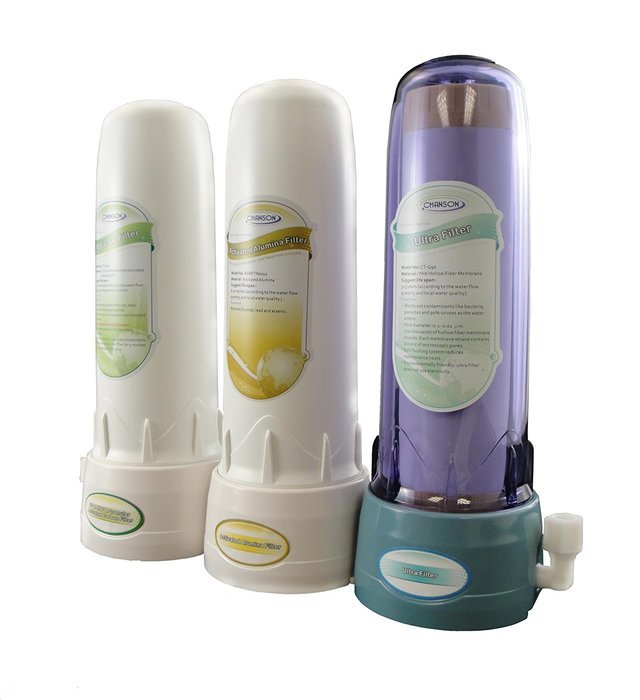 The Chanson Water C3 Stand Alone Pre-Filter System with Faucet - City Water