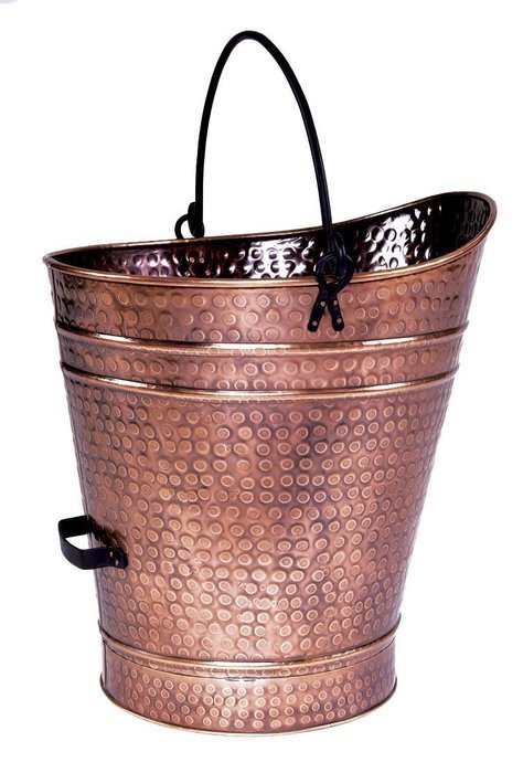 Pellet Bucket Finish: Antique Copper, Size: 18" H x 17" W
