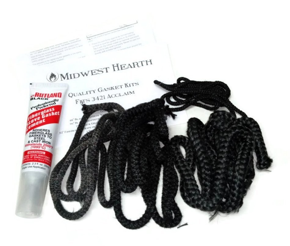 3421 Acclaim Gasket Kit for Vermont Castings Wood Stove | Premium Kit by Midwest Hearth