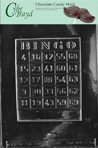 Cybrtrayd M004 Bingo Card Miscellaneous Chocolate Candy Mold
