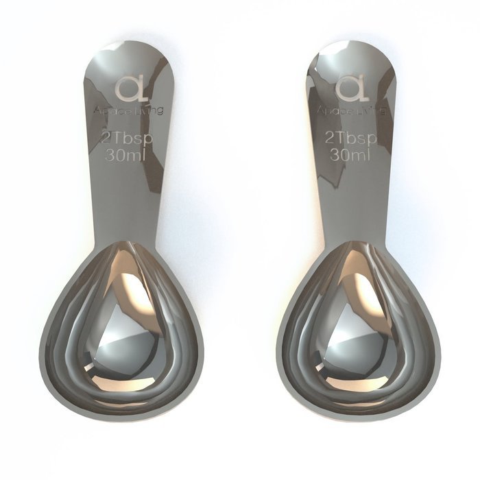 Premium Coffee Scoop (Set of 2) - 2 Tablespoon (Tbsp) - The Best Stainless Steel Measuring Spoons for Coffee,... N4