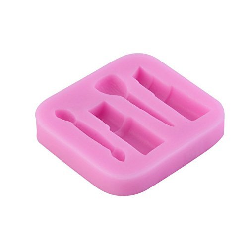1 Pcs/Makeup Tools Design Lipstick Fondant Cake Molds 3D Silicone Soap Chocolate Candy Decorative baking Bakeware... N2