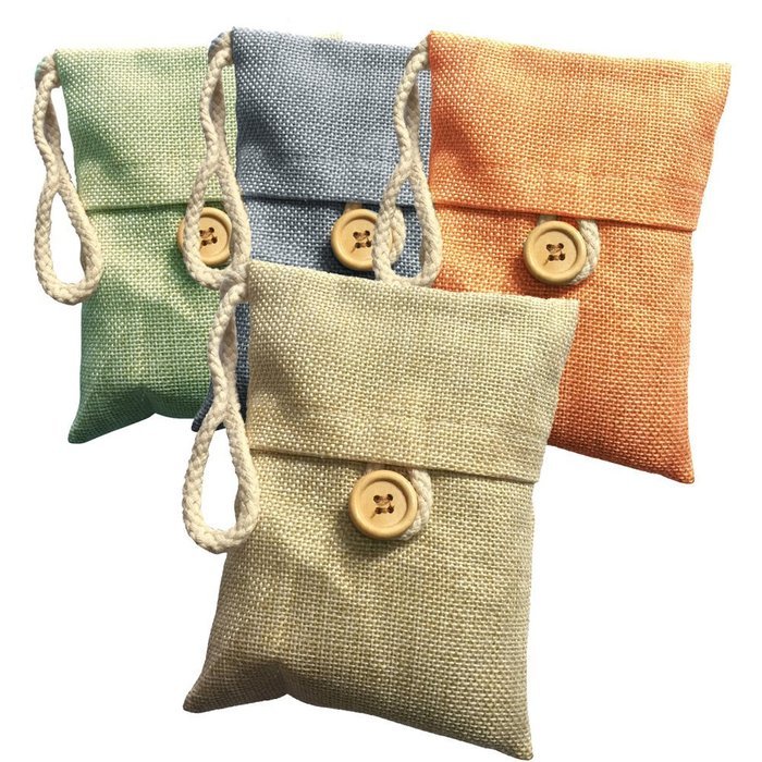 LWD 2 Pack the Home/ Car in Addition to Taste Natural Auto Air Purifying Bamboo Charcoal Bags, Air Freshener -... N4