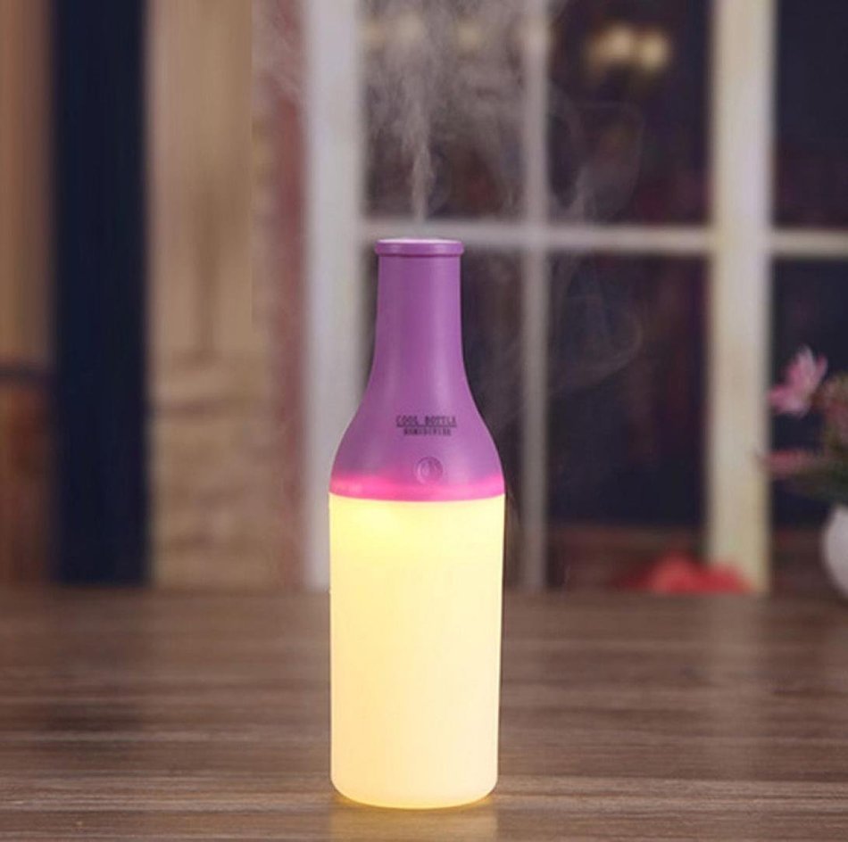 Leewa 180ml USB Ultrasonic Aroma LED Humidifier for Home ; Office ; Bedroom with Timing function (Purple) N6