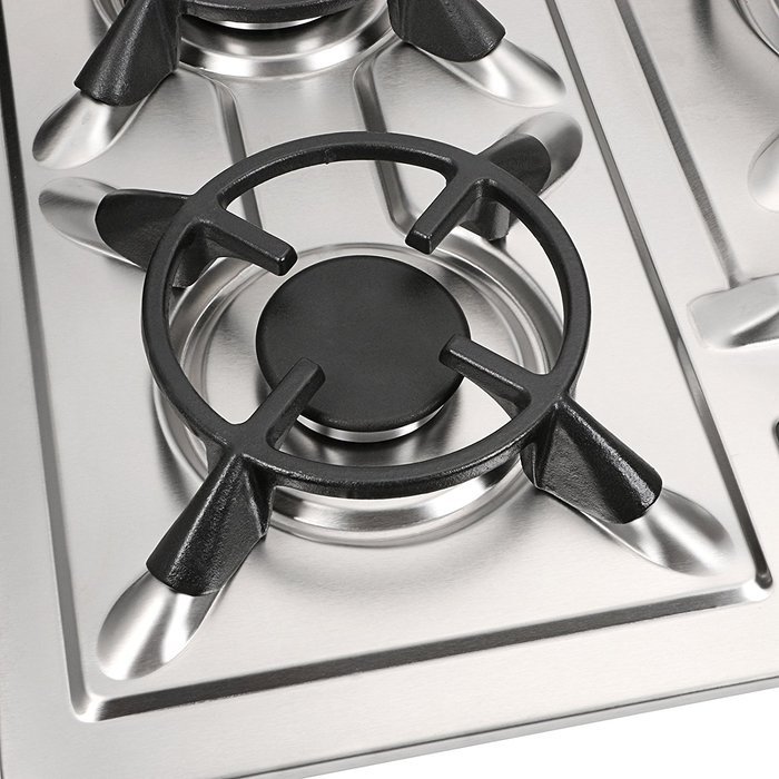 Brand New Fashion 35.5 in Stainless Steel 5 Burner Built-In Stoves NG LPG Gas Cooktop Cooker N3