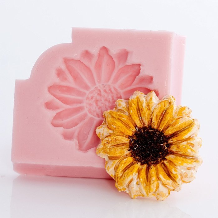 Flower Daisy Silicone Mold Food Safe Fondant, Chocolate, Candy, Resin, Polymer Clay, Jewelry, Craft Mold. Flexible...