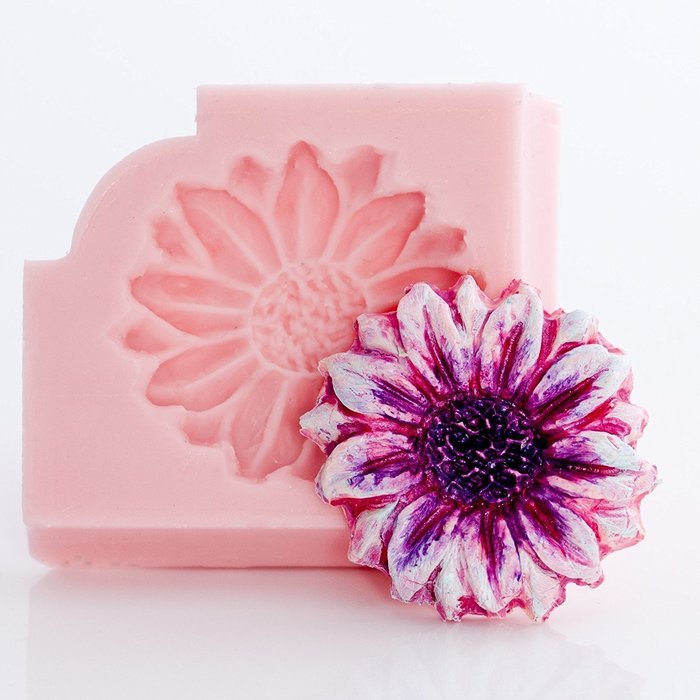 Flower Daisy Silicone Mold Food Safe Fondant, Chocolate, Candy, Resin, Polymer Clay, Jewelry, Craft Mold. Flexible... N2
